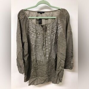 Women's Long Sleeve Boho Lace Rayon Long Top T Shirt Clothing Blouse Dress Top